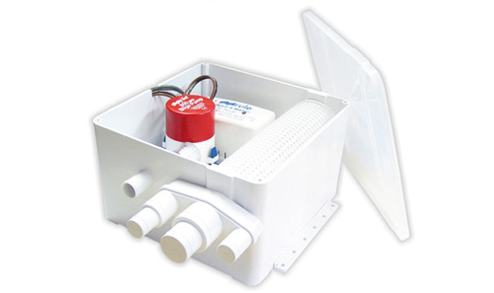 Duschbecken Absaugeinheit