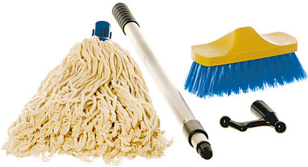 Waschbürste Alu Set