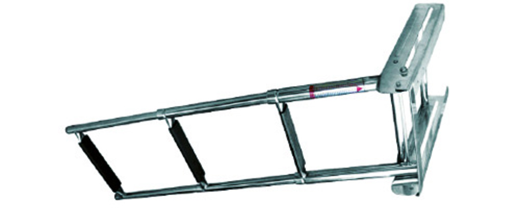 Teleskopbadeleiter für Plattform