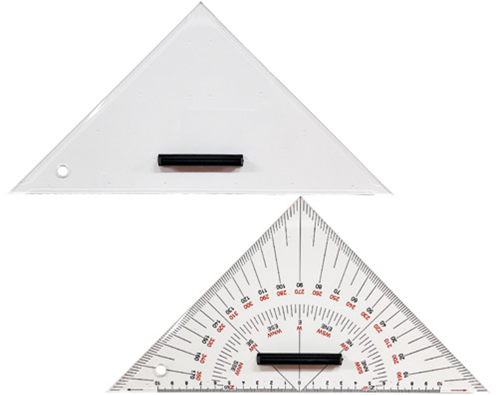 Kursdreieck mit Griff