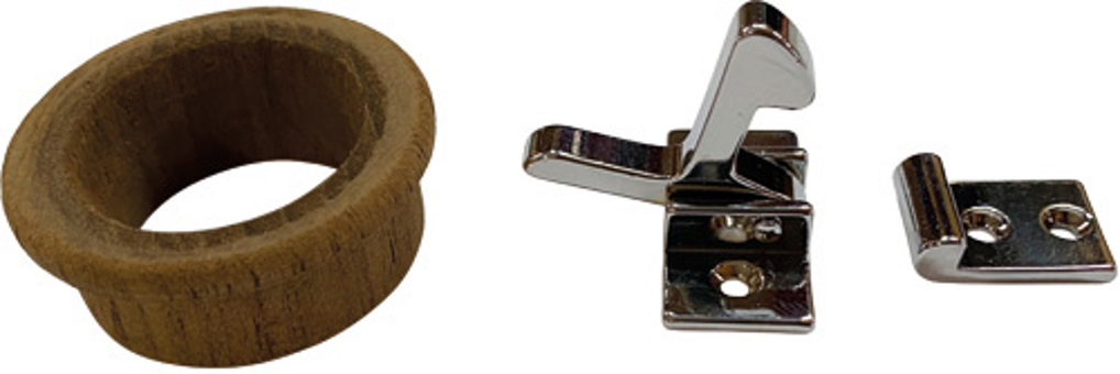 Türverschluss mit Teakring