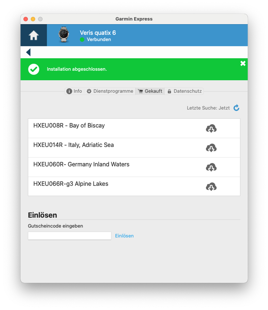 16. Installation Abgeschlossen