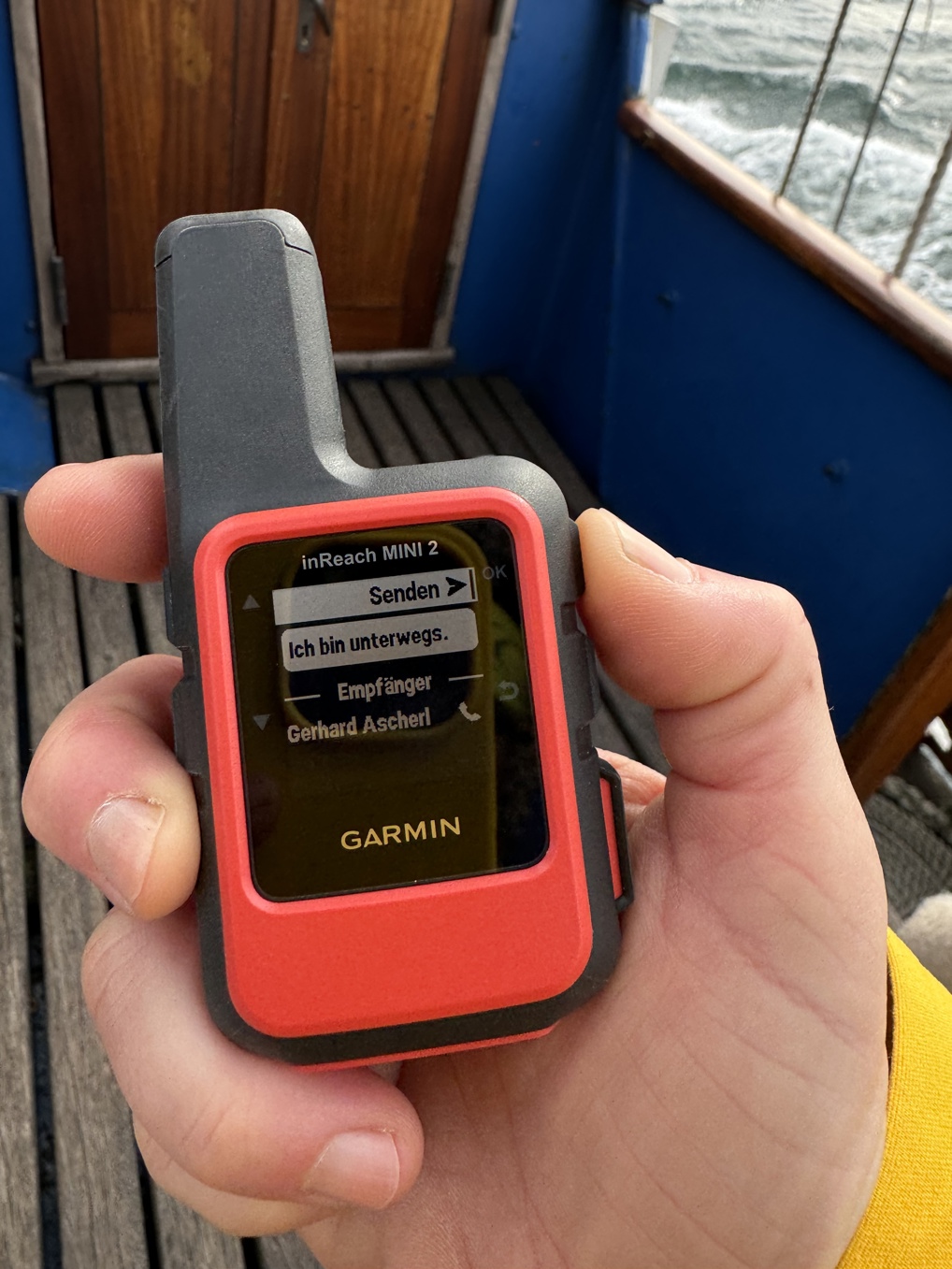 Inreach Nachricht Senden