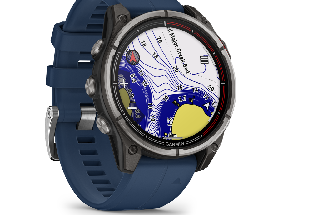 Garmin Quatix 8 Mit Marinekarten (C) Garmin Deutschland Gmbh